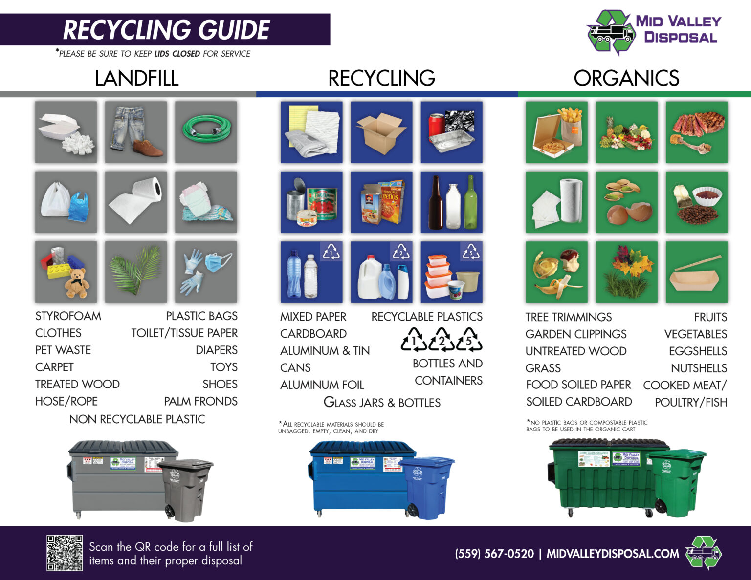 County Of Fresno Mid Valley Disposal   Recycle Guide 2023 Page 1 1536x1187 